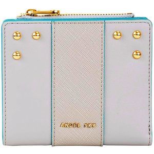 Angel Sky bifold shirt wallet baby blue RFID BLOCKING